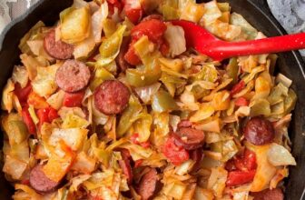 FRIED CABBAGE WITH SAUSAGE – The Southern Woman Cooks