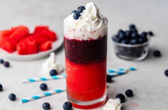 Crimson, White, and Blue Slushies