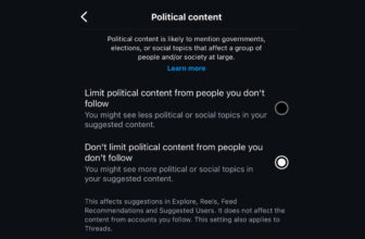 A Meta ‘error’ broke the political content material filter on Threads and Instagram