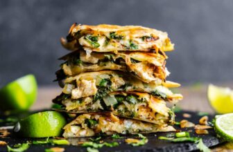 Cilantro-Lime Hen Quesadillas