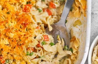 Hen Noodle Casserole from Scratch