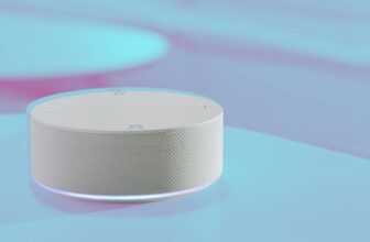 LG’s first good residence hub has a built-in voice assistant.