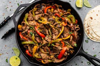 20 Minute Steak Fajitas