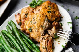 Magic Sheet Pan Rooster Thighs