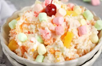 Simple Ambrosia Salad – Spend With Pennies