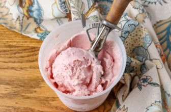 Roasted Strawberry Ice Cream – Barefeet within the Kitchen