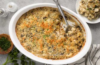Rooster and Mushroom Casserole – Spend With Pennies