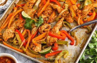 Sheet Pan Rooster Fajitas